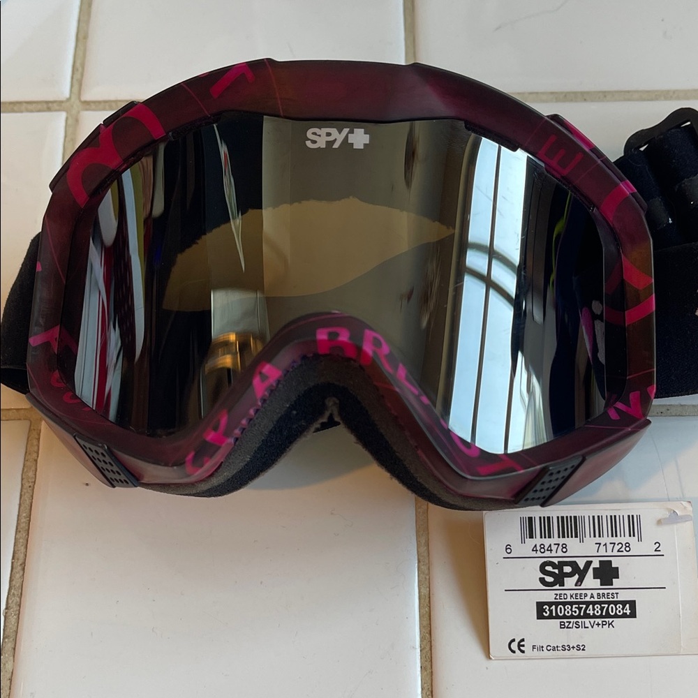 SPY Goggles with Pink and Black Design